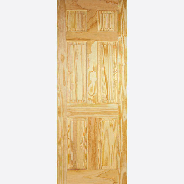 This is an image showing LPD - 6P Clear Pine Doors 610 x 1981 available from T.H Wiggans Ironmongery in Kendal, quick delivery at discounted prices.