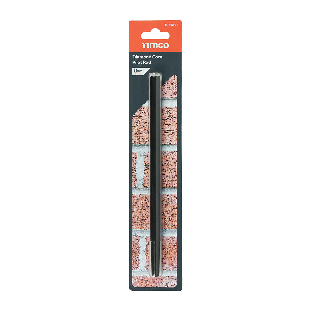This is an image showing TIMCO Diamond Core Pilot Rod - 225mm - 1 Each Blister Pack available from T.H Wiggans Ironmongery in Kendal, quick delivery at discounted prices.