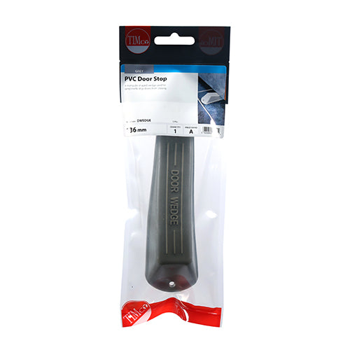 This is an image showing TIMCO PVC Door Wedge - 136 x 43 x 29 - 1 Each TIMpac available from T.H Wiggans Ironmongery in Kendal, quick delivery at discounted prices.