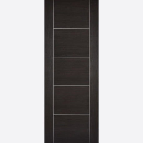 This is an image showing LPD - Vancouver Laminated Dark Grey Laminated Doors 610 x 1981 available from T.H Wiggans Ironmongery in Kendal, quick delivery at discounted prices.