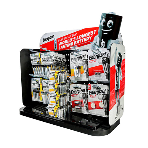 This is an image showing TIMCO Energizer Battery Stand - 45 Packs - 1 Each Box available from T.H Wiggans Ironmongery in Kendal, quick delivery at discounted prices.