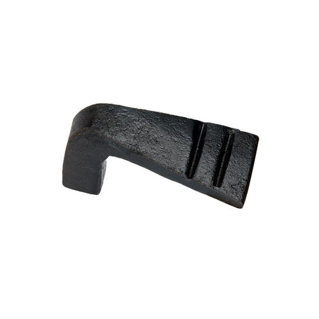 This is an image of Spira Brass - Skeg Drop Pull Matt Black  available to order from T.H Wiggans Architectural Ironmongery in Kendal, quick delivery and discounted prices.