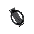 This is an image of Spira Brass - Flamingo Door Knocker Matt Black available to order from T.H Wiggans Architectural Ironmongery in Kendal, quick delivery and discounted prices.