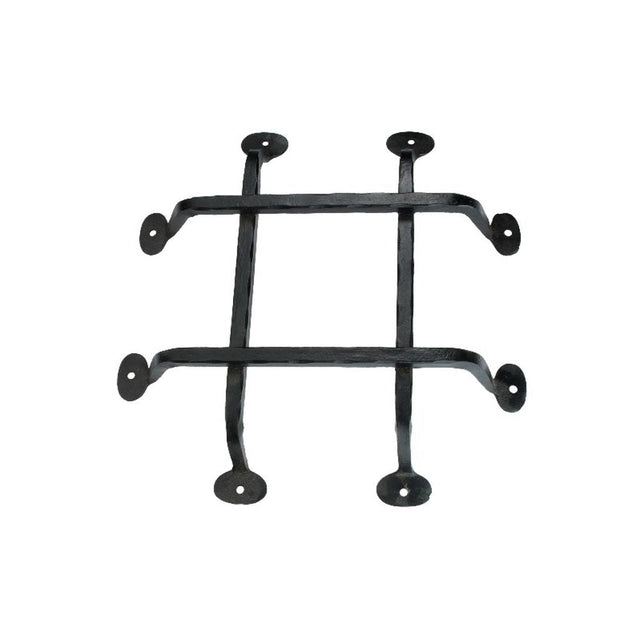 This is an image of Spira Brass - Cosmo Air Grill Matt Black available to order from T.H Wiggans Architectural Ironmongery in Kendal, quick delivery and discounted prices.