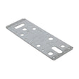 This is an image showing TIMCO Flat Connector Plates - Galvanised - 62 x 180 - 5 Pieces Bag available from T.H Wiggans Ironmongery in Kendal, quick delivery at discounted prices.