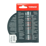 This is an image showing TIMCO Trade Diamond Blade - Segmented  - 115 x 22.2 - 1 Each Box available from T.H Wiggans Ironmongery in Kendal, quick delivery at discounted prices.