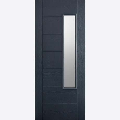This is an image showing LPD - Newbury 1L Pre-Finished Anthracite Grey Doors 838 x 1981 available from T.H Wiggans Ironmongery in Kendal, quick delivery at discounted prices.
