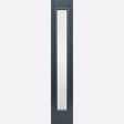 This is an image showing LPD - Sidelight 1L Frosted Pre-Finished Anthracite Grey Doors 356 x 2032 available from T.H Wiggans Ironmongery in Kendal, quick delivery at discounted prices.