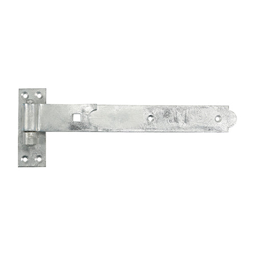 This is an image showing TIMCO Pair of Straight Band & Hook On Plates - Hot Dipped Galvanised - 350mm - 2 Pieces Plain Bag available from T.H Wiggans Ironmongery in Kendal, quick delivery at discounted prices.