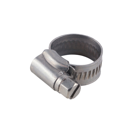 This is an image showing TIMCO Hose Clips - Stainless Steel - 11 - 16mm - 10 Pieces Bag available from T.H Wiggans Ironmongery in Kendal, quick delivery at discounted prices.