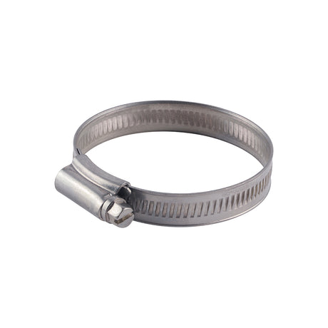 This is an image showing TIMCO Hose Clips - Stainless Steel - 45 - 60mm - 10 Pieces Bag available from T.H Wiggans Ironmongery in Kendal, quick delivery at discounted prices.