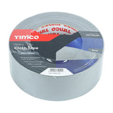 This is an image showing TIMCO Heavy Duty Cloth Tape - Silver - 50m x 50mm - 1 Each Roll available from T.H Wiggans Ironmongery in Kendal, quick delivery at discounted prices.
