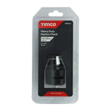 This is an image showing TIMCO Heavy Duty Keyless Chuck - 1/2" - 1 Each Blister Pack available from T.H Wiggans Ironmongery in Kendal, quick delivery at discounted prices.
