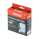 This is an image showing TIMCO Hook and Loop Tape - 5m x 20mm - 1 Each Box available from T.H Wiggans Ironmongery in Kendal, quick delivery at discounted prices.