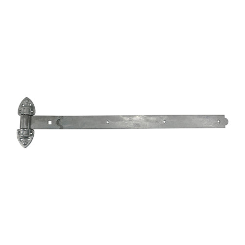 This is an image showing TIMCO Pair of Heavy Reversible Hinges - Hot Dipped Galvanised - 900mm - 1 Each Plain Bag available from T.H Wiggans Ironmongery in Kendal, quick delivery at discounted prices.