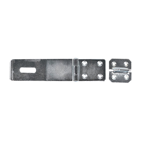 This is an image showing TIMCO Safety Pattern Hasp & Staple - Zinc - 3" - 1 Each Plain Bag available from T.H Wiggans Ironmongery in Kendal, quick delivery at discounted prices.