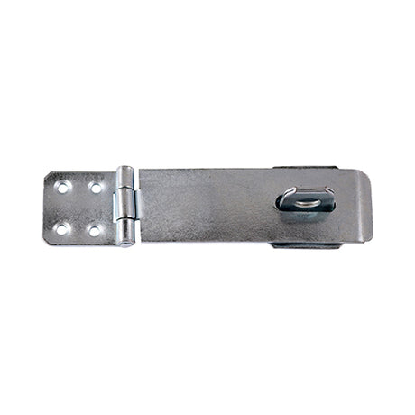 This is an image showing TIMCO Safety Pattern Hasp & Staple - Zinc - 3" - 1 Each TIMpac available from T.H Wiggans Ironmongery in Kendal, quick delivery at discounted prices.