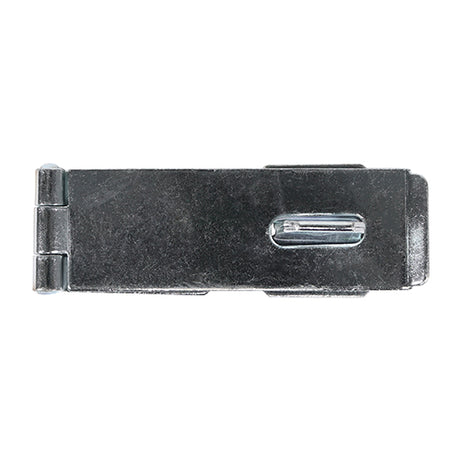 This is an image showing TIMCO Safety Pattern Hasp & Staple - Zinc - 6" - 1 Each Plain Bag available from T.H Wiggans Ironmongery in Kendal, quick delivery at discounted prices.