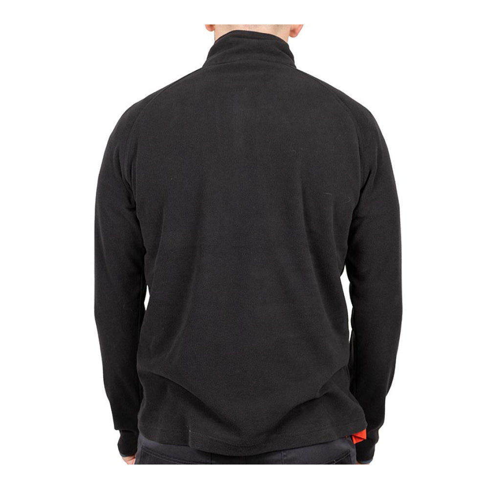 This is an image showing TIMCO Half Zip Overhead Fleece -Black - X Large - 1 Each Bag available from T.H Wiggans Ironmongery in Kendal, quick delivery at discounted prices.