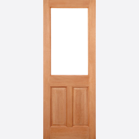 This is an image showing LPD - 2XG 2 Panel Hardwood Dowelled Doors 762 x 1981 available from T.H Wiggans Ironmongery in Kendal, quick delivery at discounted prices.