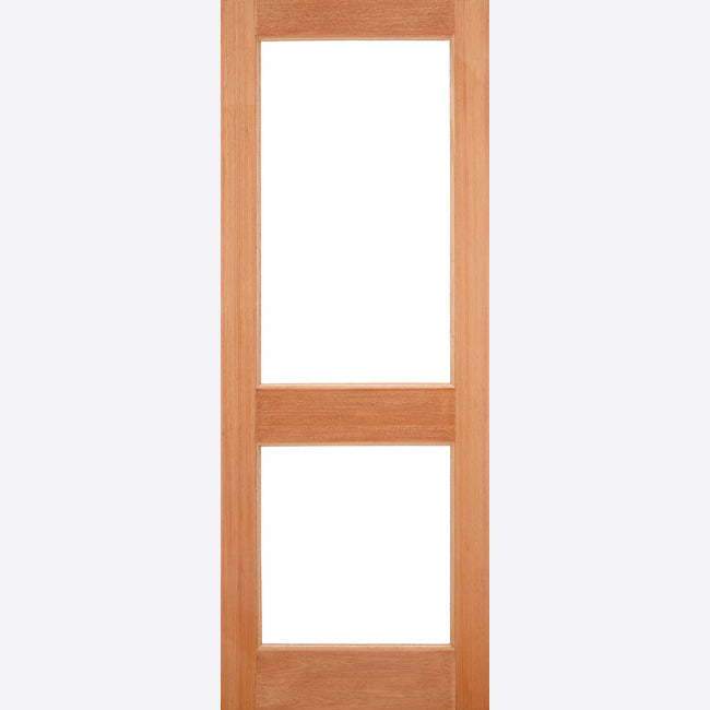 This is an image showing LPD - 2XGG Hardwood M&T Doors 762 x 1981 available from T.H Wiggans Ironmongery in Kendal, quick delivery at discounted prices.