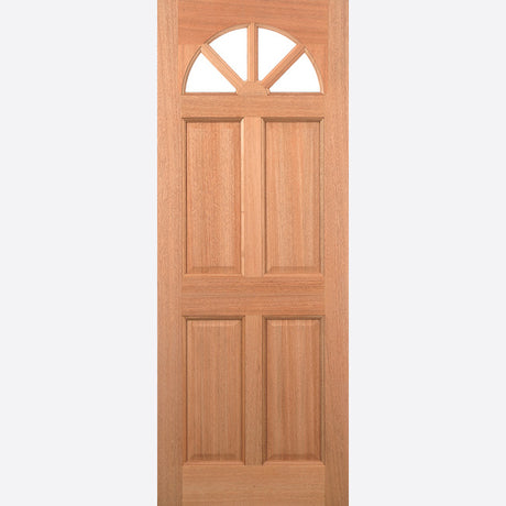 This is an image showing LPD - Carolina 4P Hardwood M&T Doors 762 x 1981 available from T.H Wiggans Ironmongery in Kendal, quick delivery at discounted prices.