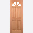 This is an image showing LPD - Carolina 4P Hardwood M&T Doors 762 x 1981 available from T.H Wiggans Ironmongery in Kendal, quick delivery at discounted prices.