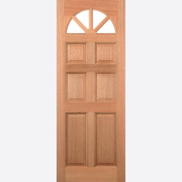 This is an image showing LPD - Carolina 6P Hardwood Dowelled Doors 762 x 1981 available from T.H Wiggans Ironmongery in Kendal, quick delivery at discounted prices.