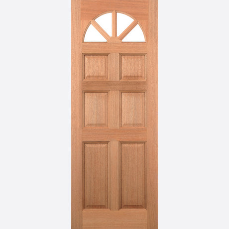 This is an image showing LPD - Carolina 6P Hardwood Dowelled Doors 813 x 2032 available from T.H Wiggans Ironmongery in Kendal, quick delivery at discounted prices.