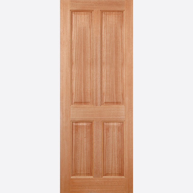 This is an image showing LPD - Colonial 4P Hardwood M&T Doors 762 x 1981 available from T.H Wiggans Ironmongery in Kendal, quick delivery at discounted prices.