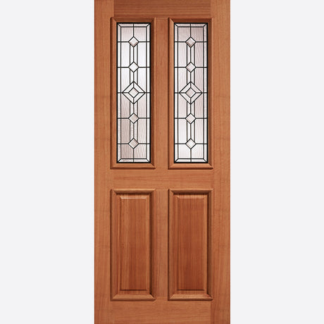 This is an image showing LPD - Derby 2L Hardwood Doors 762 x 1981 available from T.H Wiggans Ironmongery in Kendal, quick delivery at discounted prices.