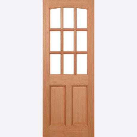 This is an image showing LPD - Georgia Hardwood Dowelled Doors 762 x 1981 available from T.H Wiggans Ironmongery in Kendal, quick delivery at discounted prices.