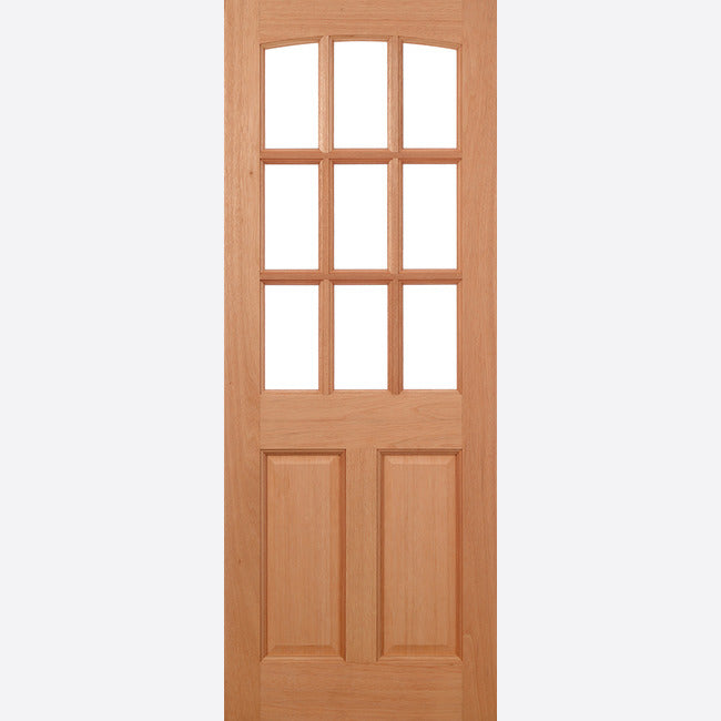 This is an image showing LPD - Georgia Hardwood Dowelled Doors 762 x 1981 available from T.H Wiggans Ironmongery in Kendal, quick delivery at discounted prices.