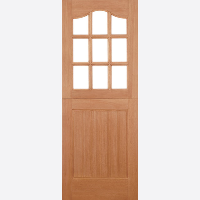 This is an image showing LPD - Stable 9L Hardwood M&T Doors 813 x 2032 available from T.H Wiggans Ironmongery in Kendal, quick delivery at discounted prices.