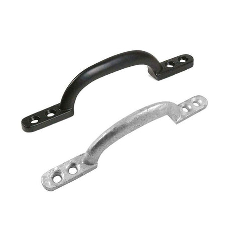 This is an image of Spira Brass - Hot Bed Handle Galvanised available to order from T.H Wiggans Architectural Ironmongery in Kendal, quick delivery and discounted prices.