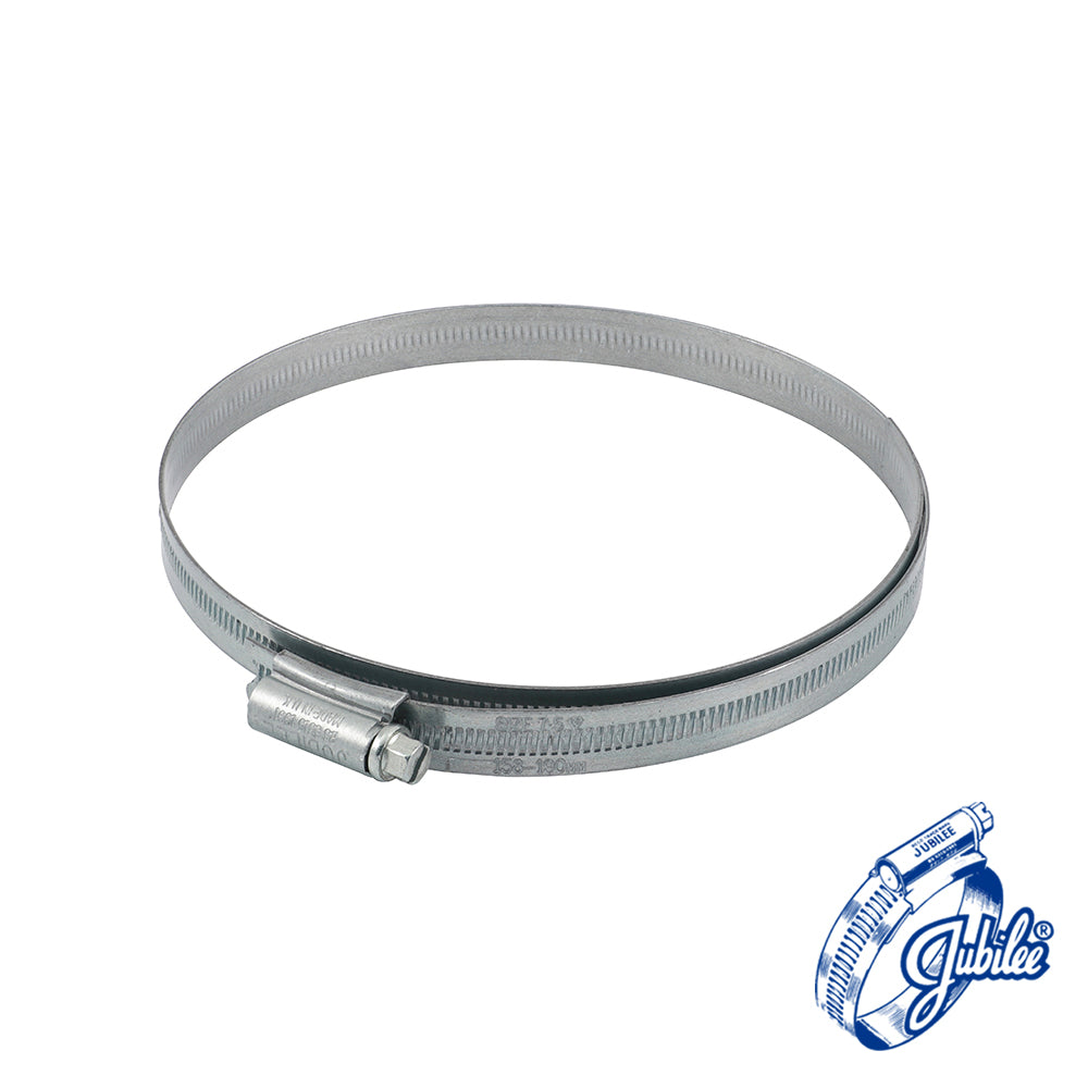 This is an image showing TIMCO Jubilee Clip Mild Steel - 75MS - 158 - 190mm - 5 Pieces Bag available from T.H Wiggans Ironmongery in Kendal, quick delivery at discounted prices.