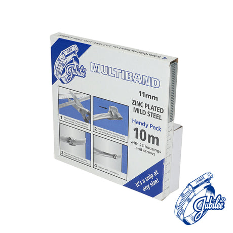This is an image showing TIMCO Multiband Mild Steel Handy Pack Housing Screws - MB1708 - 11mm x 10m - 25 Pieces Box available from T.H Wiggans Ironmongery in Kendal, quick delivery at discounted prices.