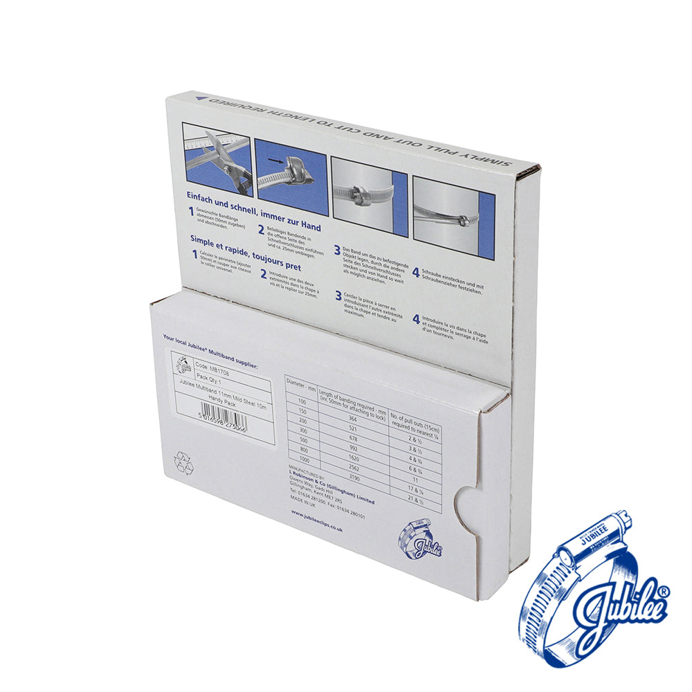 This is an image showing TIMCO Multiband Mild Steel Handy Pack Housing Screws - MB1708 - 11mm x 10m - 25 Pieces Box available from T.H Wiggans Ironmongery in Kendal, quick delivery at discounted prices.