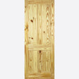 This is an image showing LPD - 4P Knotty Pine Doors 813 x 2032 available from T.H Wiggans Ironmongery in Kendal, quick delivery at discounted prices.