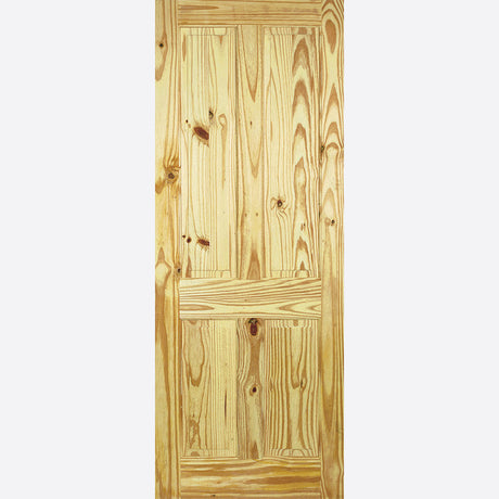 This is an image showing LPD - 4P Knotty Pine Doors 711 x 1981 available from T.H Wiggans Ironmongery in Kendal, quick delivery at discounted prices.
