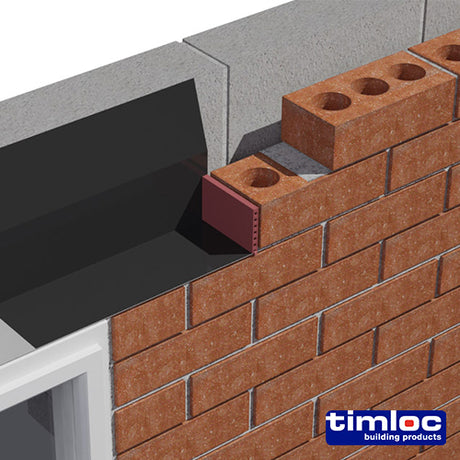 This is an image showing TIMCO Timloc Cavity Wall Weep Vent - Blue / Black - 1143BB - 65 x 10 x 100 - 50 Pieces Box available from T.H Wiggans Ironmongery in Kendal, quick delivery at discounted prices.