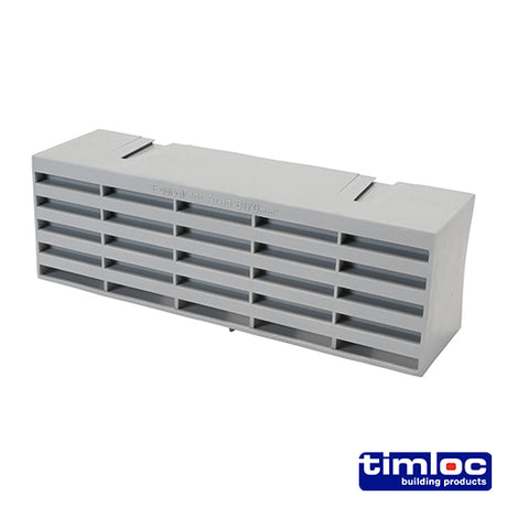 This is an image showing TIMCO Timloc Airbrick - Plastic - Grey - 1201ABGR - 215 x 69 x 60 - 20 Pieces Box available from T.H Wiggans Ironmongery in Kendal, quick delivery at discounted prices.