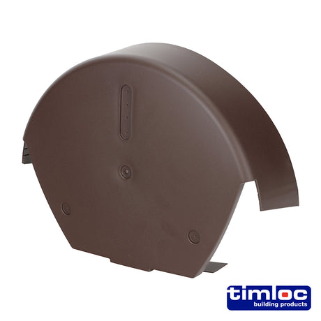This is an image showing TIMCO Universal 1/2 Round Cap Brown - 280 x 145 - 1 Each Bag available from T.H Wiggans Ironmongery in Kendal, quick delivery at discounted prices.