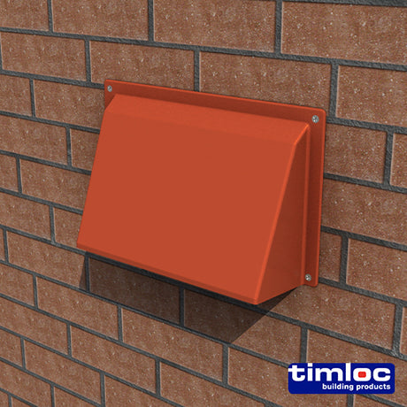 This is an image showing TIMCO Timloc External Cowl - Terracotta - ABC96TE - 255 x 160 - 1 Each Bag available from T.H Wiggans Ironmongery in Kendal, quick delivery at discounted prices.