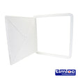 This is an image showing TIMCO Timloc Access Panel - Plastic - White - AP450 - 470 x 470 - 1 Each Bag available from T.H Wiggans Ironmongery in Kendal, quick delivery at discounted prices.