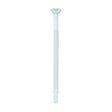 This is an image showing TIMCO Metal Construction Timber to Light Section Screws - Countersunk - Wing-Tip - Self-Drilling - Exterior - Silver Organic - 5.5 x 100 - 100 Pieces Box available from T.H Wiggans Ironmongery in Kendal, quick delivery at discounted prices.