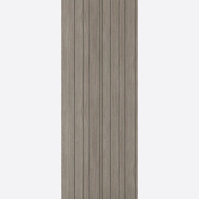 This is an image showing LPD - Montreal Pre-finished Light Grey Laminate Doors 838 x 1981 available from T.H Wiggans Ironmongery in Kendal, quick delivery at discounted prices.