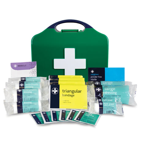 This is an image showing TIMCO Workplace First Aid Kit – HSE Compliant - Small - 1 Each Case available from T.H Wiggans Ironmongery in Kendal, quick delivery at discounted prices.