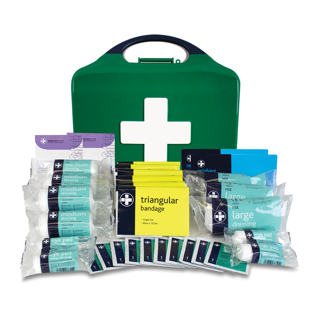 This is an image showing TIMCO Workplace First Aid Kit – HSE Compliant - Medium - 1 Each Case available from T.H Wiggans Ironmongery in Kendal, quick delivery at discounted prices.