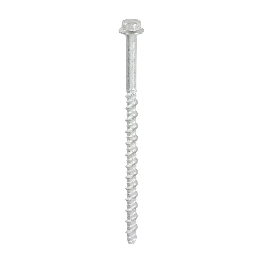This is an image showing TIMCO Multi-Fix Masonry Bolts - Hex Flange - Exterior - Silver - 6.0 x 130 - 100 Pieces Box available from T.H Wiggans Ironmongery in Kendal, quick delivery at discounted prices.